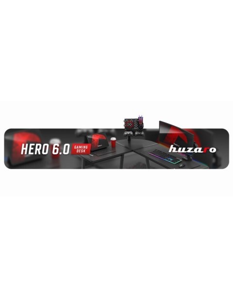Biurko gamingowe Huzaro Hero 6.0 Black RGB Biurko gamingowe Huzaro Hero 6.0 Black RGB