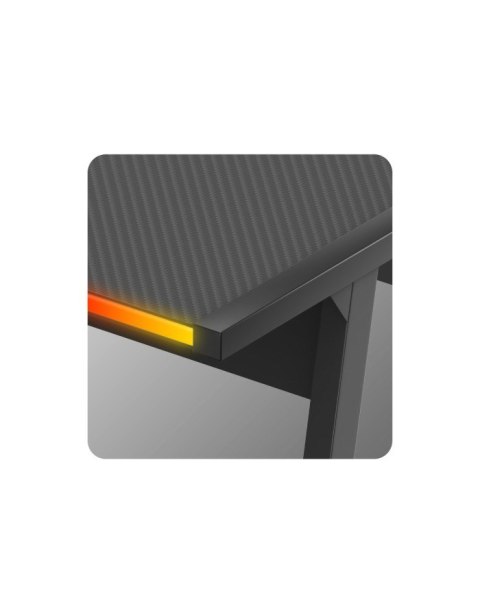 Biurko gamingowe Huzaro Hero 6.0 Black RGB Biurko gamingowe Huzaro Hero 6.0 Black RGB