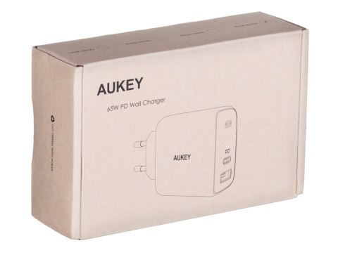 AUKEY PA-B3 BLACK ŁADOWARKA SIECIOWA 65W 2XUSB-C AUKEY PA-B3 BLACK ŁADOWARKA SIECIOWA 65W 2XUSB-C