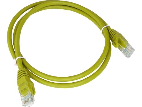 ALANTEC Patch-cord U/UTP kat.5e PVC 0.25m żółty ALANTEC Patch-cord U/UTP kat.5e PVC 0.25m żółty