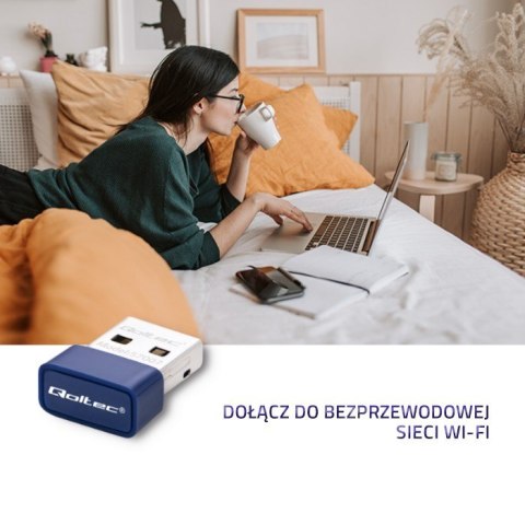 QOLTEC ADAPTER WI-FI BEZPRZEWODOWY STANDARD N | BT 4.0 USB QOLTEC ADAPTER WI-FI BEZPRZEWODOWY STANDARD N | BT 4.0 USB