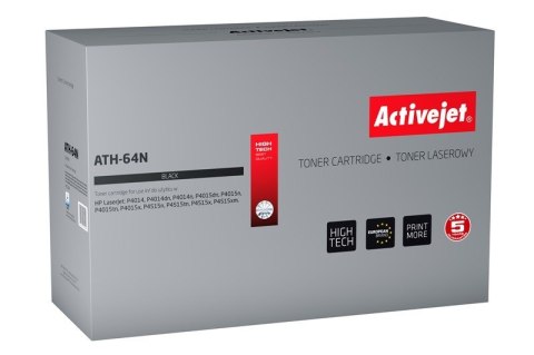 Activejet ATH-64N Toner (zamiennik HP 64A CC364A; Supreme; 10000 stron; czarny) Activejet ATH-64N Toner (zamiennik HP 64A CC364A; Supreme; 10000 stron; czarny)