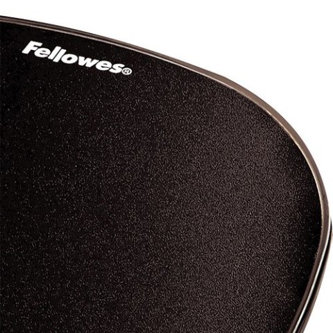 Fellowes CRYSTAL podkładka pod mysz i nadgarstek żelowa czarna Fellowes CRYSTAL podkładka pod mysz i nadgarstek żelowa czarna