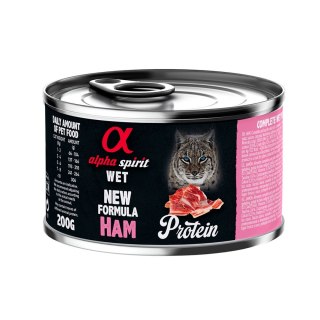 Alpha Spirit Karma mokra dla kota Protein Ham dorosły 200g