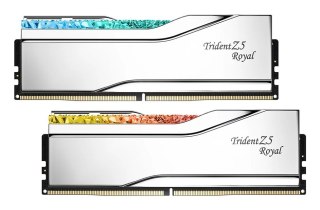G.SKILL TRIDENT Z5 ROYAL RGB DDR5 2X48GB 6000MHZ CL30 SILVER F5-6000J3036F48GX2-TR5S