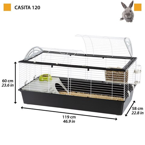 CASITA 120 (x1) - klatka dla królików CASITA 120 (x1) - klatka dla królików