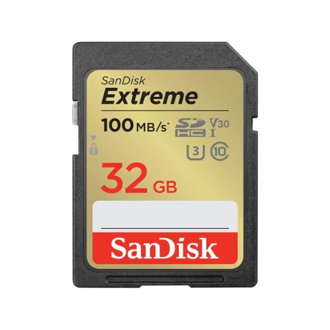 SANDISK EXTREME SDHC 32GB 100MB/s CL10 UHS-I SANDISK EXTREME SDHC 32GB 100MB/s CL10 UHS-I