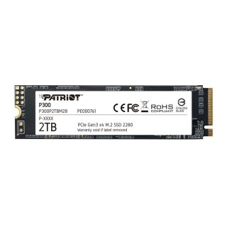 Dysk SSD Patriot P300 2TB M2 2280 PCI-Ex4 Gen3 NvME (WYPRZEDAŻ)