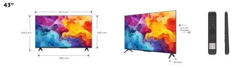 Telewizor 43" TCL 43P655 4K Ultra HD Android