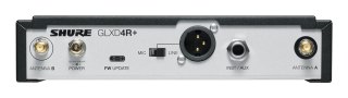 Shure GLXD14R+E-Z4 - Cyfrowy system bezprzewodowy DUAL BAND z nadajnikiem bodypack i kablem gitarowym W302