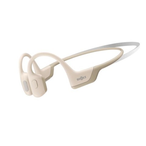 Słuchawki bezprzewodowe kostne Shokz OpenRun Pro Mini USB-A beżowe (WYPRZEDAŻ)