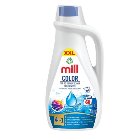 MILL Żel do prania KOLOR 3l, 60 prań MILL Żel do prania KOLOR 3l, 60 prań