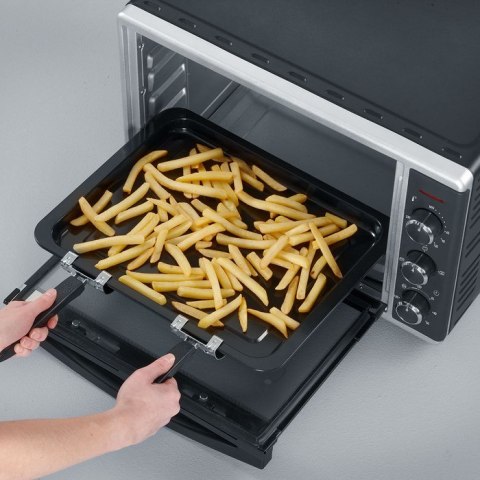 SEVERIN MINI PIEKARNIK, TERMOOBIEG, TEMP. DO 230°C, TIMER DO 120 MIN, KAMIEŃ DO PIZZY, RUSZT, ROŻEN , 42 L, 1800W TO2058