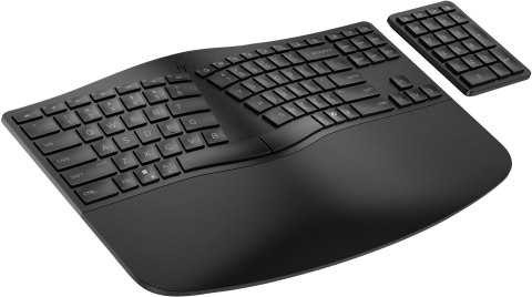 HP Klawiatura ergonomiczna bezprzewodowa + numeryczna 965 7E756AA czarna HP Klawiatura ergonomiczna bezprzewodowa + numeryczna 965 7E756AA czarna