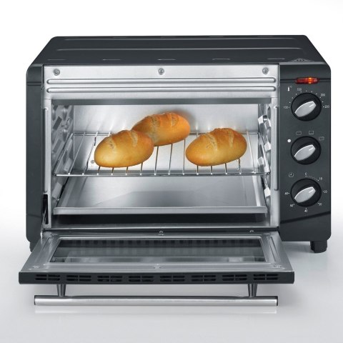 SEVERIN MINI PIEKARNIK, 20 L, TIMER DO 60 MIN, TEMP. OD 100°C DO 230°C, TACA, BLACHA, RUSZT DO GRILLOWANIA, MOC 1500W TO2067 SEVERIN MINI PIEKARNIK, 20 L, TIMER DO 60 MIN, TEMP. OD 100°C DO 230°C, TACA, BLACHA, RUSZT DO GRILLOWANIA, MOC 1500W TO2067