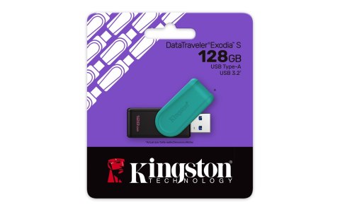 KINGSTON FLASH 128GB USB 3.2 Gen 1 DataTraveler Exodia S B+T KINGSTON FLASH 128GB USB 3.2 Gen 1 DataTraveler Exodia S B+T