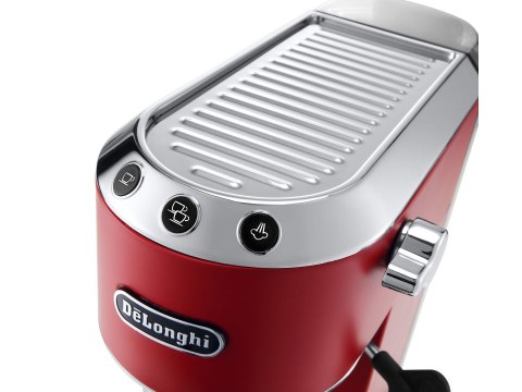Ekspres kolbowy DeLonghi Dedica Style EC 685.R (1300W; kolor czerwony) (WYPRZEDAŻ) Ekspres kolbowy DeLonghi Dedica Style EC 685.R (1300W; kolor czerwony) (WYPRZEDAŻ)