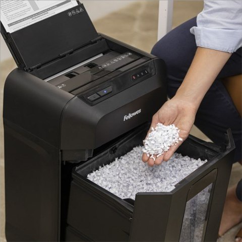 Fellowes Niszczarka AutoMax 80M, 4 x 12 mm, P-4 czarna