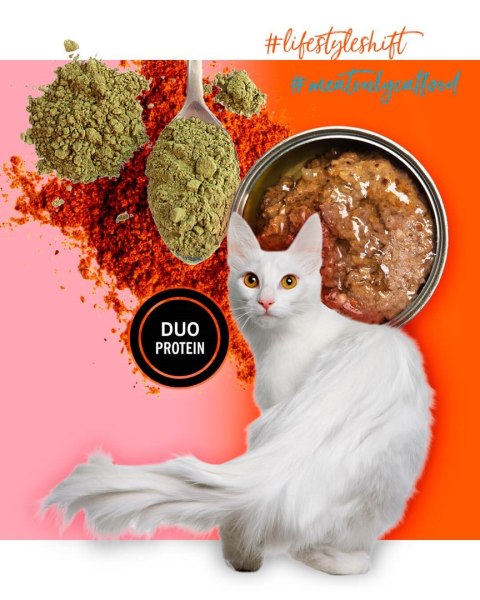 3Coty TURKEY + KRILL Coat Support for Sterilised and Overweight cats 80g