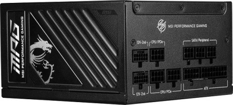Zasilacz MSI MPG A850GS 850W PCIE5 80+ Gold ATX 3.1