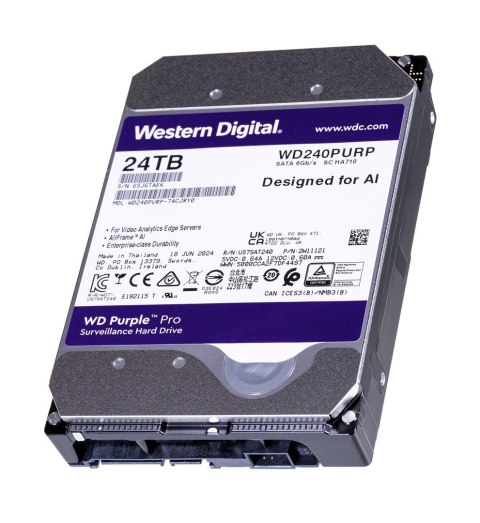 HDD WD Purple Pro 24TB SATA WD240PURP HDD WD Purple Pro 24TB SATA WD240PURP