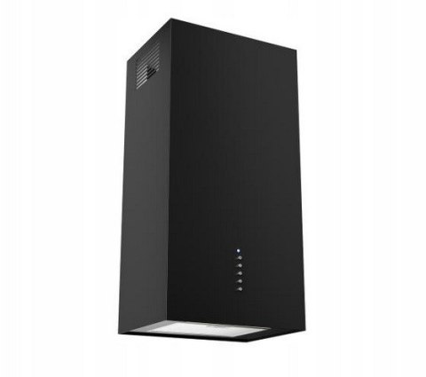 Okap AKPO WK-4 CUBERA WL CZARNY MAT T520 M3 / CZARNY FILTR ALUMINIOWY