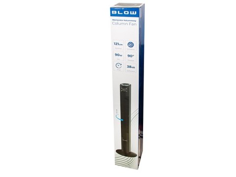 BLOW WENTYLATOR KOLUMNOWY XXL 125CM 90W CZARNY