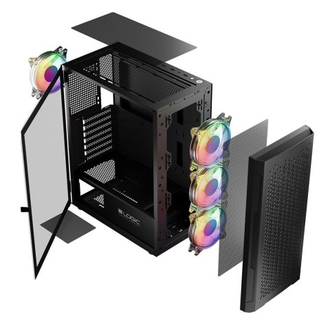 LOGIC OBUDOWA ARAMIS ARGB MIDI USB 3.0 BLACK LOGIC OBUDOWA ARAMIS ARGB MIDI USB 3.0 BLACK