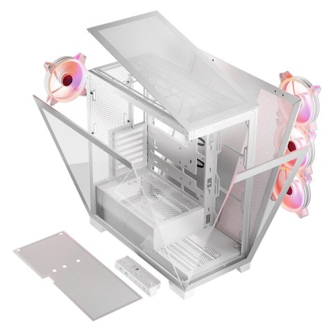 MODECOM OBUDOWA VOLCNO SPACE APEX ARGB MIDI WHITE MODECOM OBUDOWA VOLCNO SPACE APEX ARGB MIDI WHITE