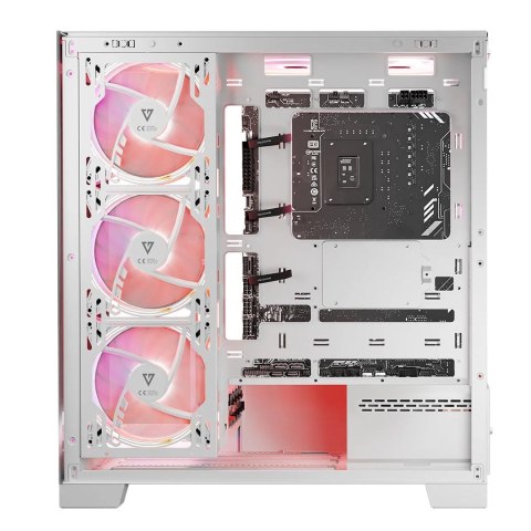MODECOM OBUDOWA VOLCNO SPACE APEX ARGB MIDI WHITE MODECOM OBUDOWA VOLCNO SPACE APEX ARGB MIDI WHITE