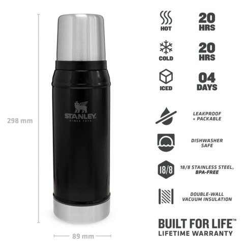 Stanley termos LEGENDARY CLASSIC - MATTE BLACK 0,75L Stanley termos LEGENDARY CLASSIC - MATTE BLACK 0,75L