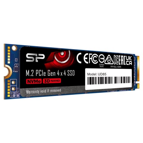 Dysk SSD Silicon Power UD85 500GB M.2 PCIe NVMe Gen4x4 NVMe 1.4 3600/2400 MB/s Dysk SSD Silicon Power UD85 500GB M.2 PCIe NVMe Gen4x4 NVMe 1.4 3600/2400 MB/s