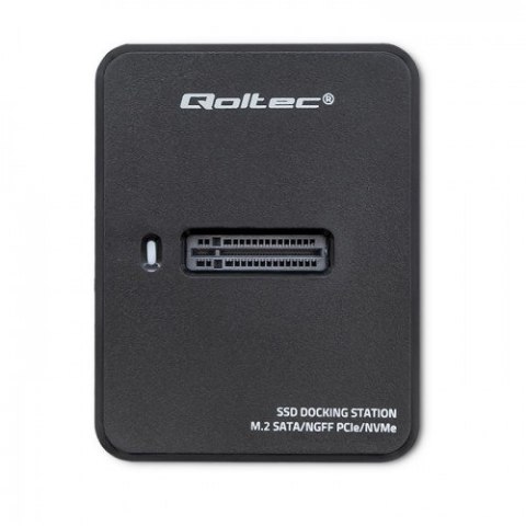 QOLTEC STACJA DOKUJĄCA DYSKÓW SSD M.2 SATA/PCIE | NGFF/NVME | USB 3.1