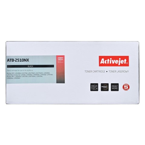 Activejet ATB-2510NX Toner (zamiennik Brother TN2510XL; Supreme; 3000 stron; czarny) Activejet ATB-2510NX Toner (zamiennik Brother TN2510XL; Supreme; 3000 stron; czarny)
