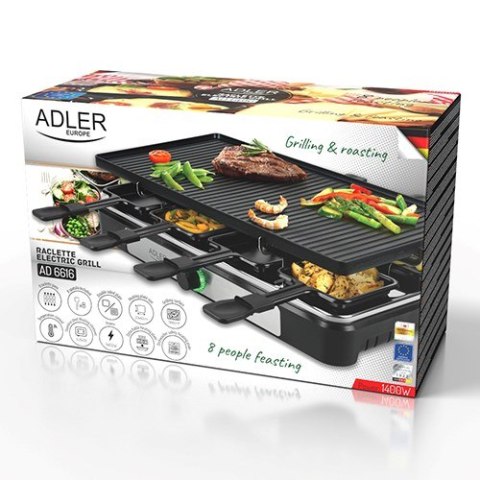 Grill elektryczny ADLER AD 6616 Grill elektryczny ADLER AD 6616