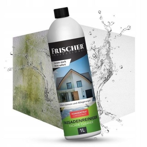 Płyn do czyszczenia elewacji Frischer 1l konc. Płyn do czyszczenia elewacji Frischer 1l konc.