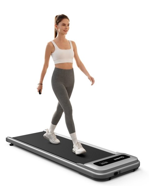 Bieżnia Urevo U1 Smart Walkingpad + Biurko regulowane elektrycznie TUCKANO czarny/orzech