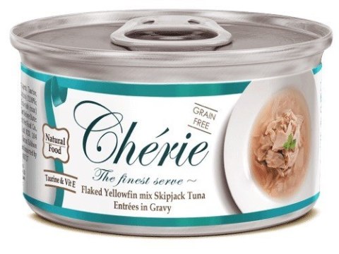 Cherie Karma w puszce dla kota MIKS TUŃCZYKA W SOSIE 80g Cherie Karma w puszce dla kota MIKS TUŃCZYKA W SOSIE 80g