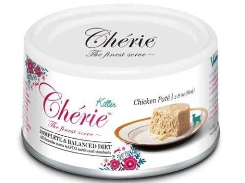Cherie Karma w puszce dla kota MUS KITTEN KURCZAK 80g Cherie Karma w puszce dla kota MUS KITTEN KURCZAK 80g