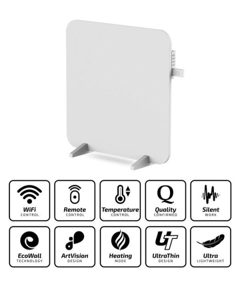 Promiennik podczerwieni Cronos Titanium CR-500TWP 450W z WiFi i pilotem biały (WYPRZEDAŻ) Promiennik podczerwieni Cronos Titanium CR-500TWP 450W z WiFi i pilotem biały (WYPRZEDAŻ)
