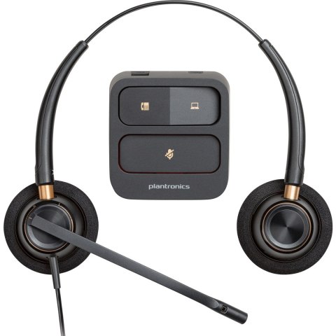 Słuchawki Poly EncorePro HW520 Binaural Wired Headset, USB-A, Black Słuchawki Poly EncorePro HW520 Binaural Wired Headset, USB-A, Black
