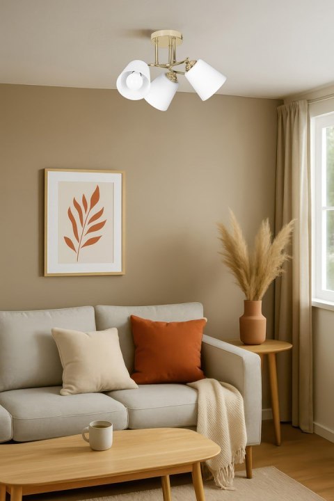 Lampa wisząca Activejet AJE-EMILY 3P GOLD E27 3x40W Lampa wisząca Activejet AJE-EMILY 3P GOLD E27 3x40W