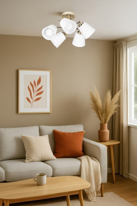 Lampa wisząca Activejet AJE-EMILY 5P GOLD E27 5x40W Lampa wisząca Activejet AJE-EMILY 5P GOLD E27 5x40W