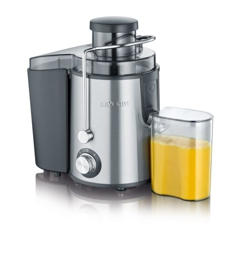 SEVERIN SOKOWIRÓWKA, SOK 500ML, PULPA 1500ML, STAL, 2 STOPNIE, PRĘDKOŚĆ OBROTOWA 19000 OBR. MIN, MOC 400W ES3566 SEVERIN SOKOWIRÓWKA, SOK 500ML, PULPA 1500ML, STAL, 2 STOPNIE, PRĘDKOŚĆ OBROTOWA 19000 OBR. MIN, MOC 400W ES3566