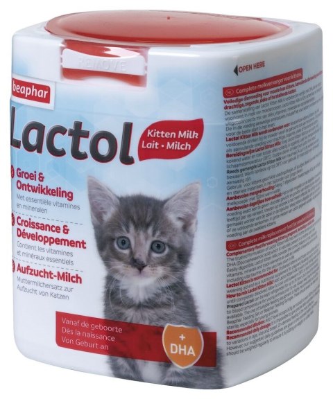 BEAPHAR Lactol Kitty Milk - pokarm mlekozastępczy dla kociąt - 500g BEAPHAR Lactol Kitty Milk - pokarm mlekozastępczy dla kociąt - 500g