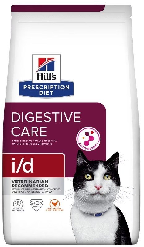 HILL'S Prescription Diet Digestive Care i/d Feline z kurczakiem - sucha karma dla kota - ochrona układu pokarmowego - 1,5 kg HILL'S Prescription Diet Digestive Care i/d Feline z kurczakiem - sucha karma dla kota - ochrona układu pokarmowego - 1,5 kg