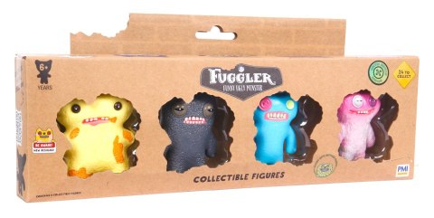 FUGGLER LIMITED EDITION 1.5 COLLECTIBLE FIGURES - 4 PACK VER. F