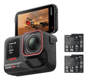Insta360 Ace Pro 2 Dual Battery - kamera sportowa 8K z dwoma bateriami