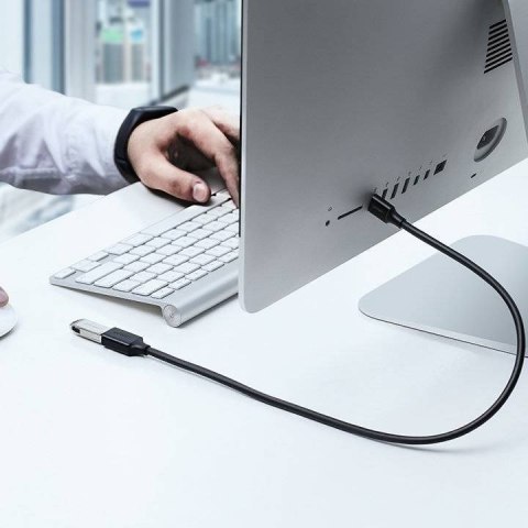 Ugreen kabel przedłużacz przejściówka USB 3.0 (żeński)-USB 3.0 (męski) 1m (czarny) Ugreen kabel przedłużacz przejściówka USB 3.0 (żeński)-USB 3.0 (męski) 1m (czarny)