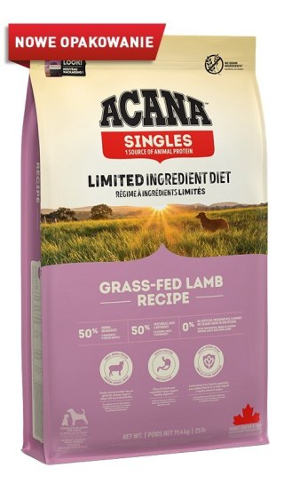 ACANA Singles Grass-fed Lamb - sucha karma dla psa - 11,4 kg